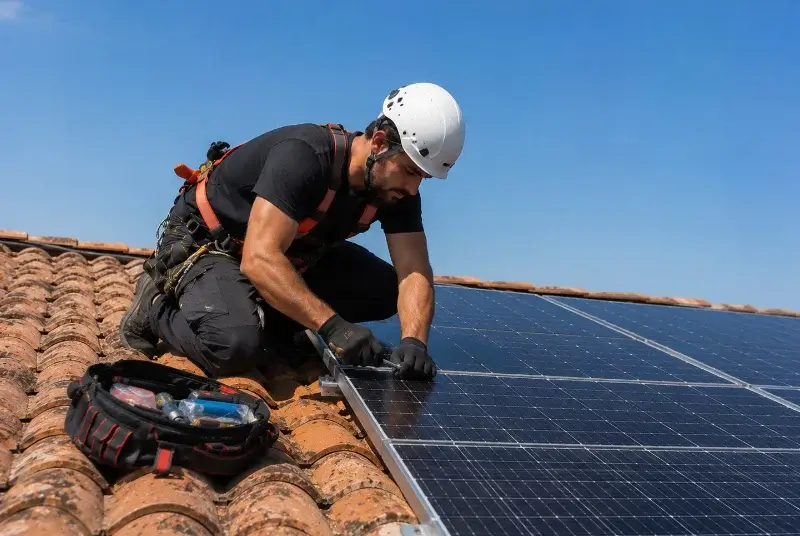 Maintenance et monitoring de panneaux solaires à Lanouaille