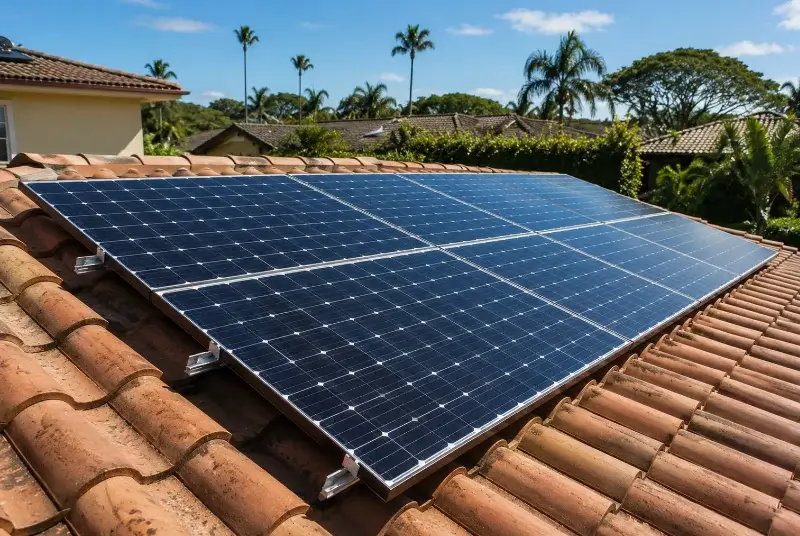Installation de panneaux solaires à Lanouaille